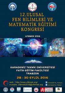 2. Ulusal Fen Bilimleri ve Matematik Eğitimi Kongresi @ Karadeniz Teknik Üniversitesi Fatih Eğitim Fakültesi | Trabzon | Türkiye