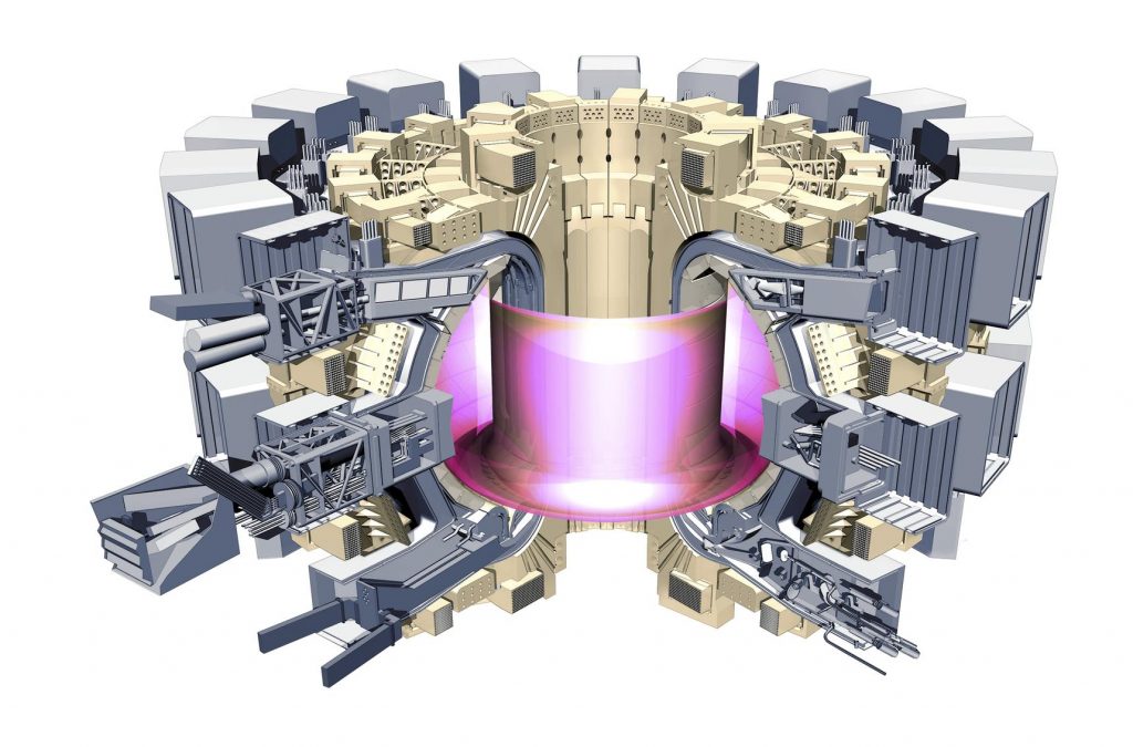 ITER fusion research reactor
