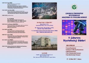 Çukurova Biyoteknoloji Günleri @ Çukurova Üniversitesi İ. Akif Kansu Toplantı Salonu | Adana | Türkiye
