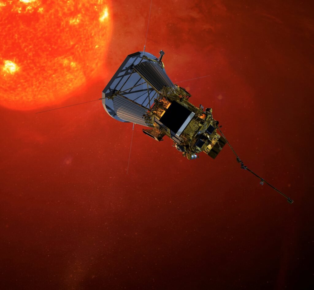 Parker Solar Probe’un Güneş’e yaklaşırken sanatçı çizimi